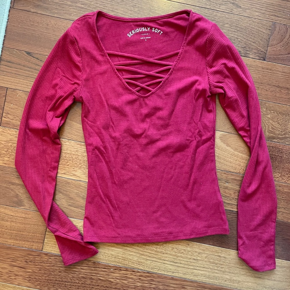 Cross Chested Long Sleeve